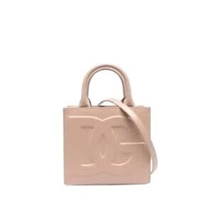 Dolce and Gabbana NWT DG Daily Leather Tote in Blush Beige